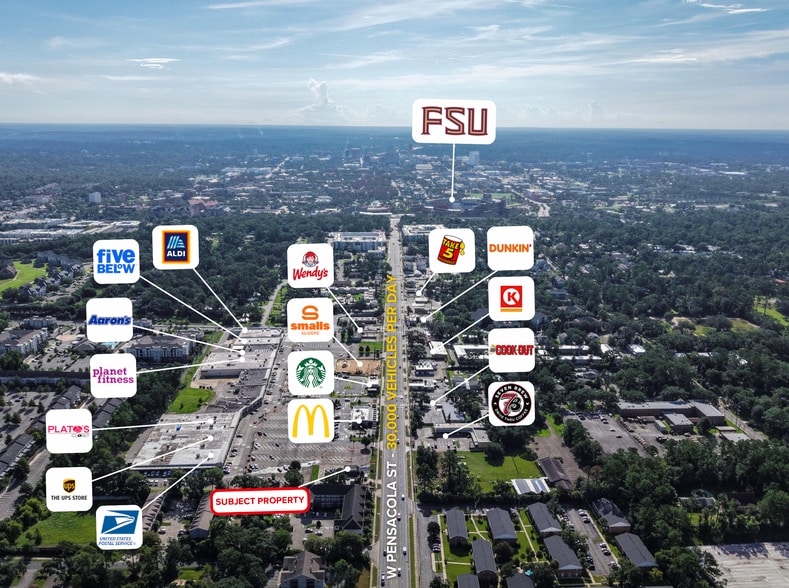 2112 W Pensacola St, Tallahassee, FL à louer - Photo principale - Image 1 de 11