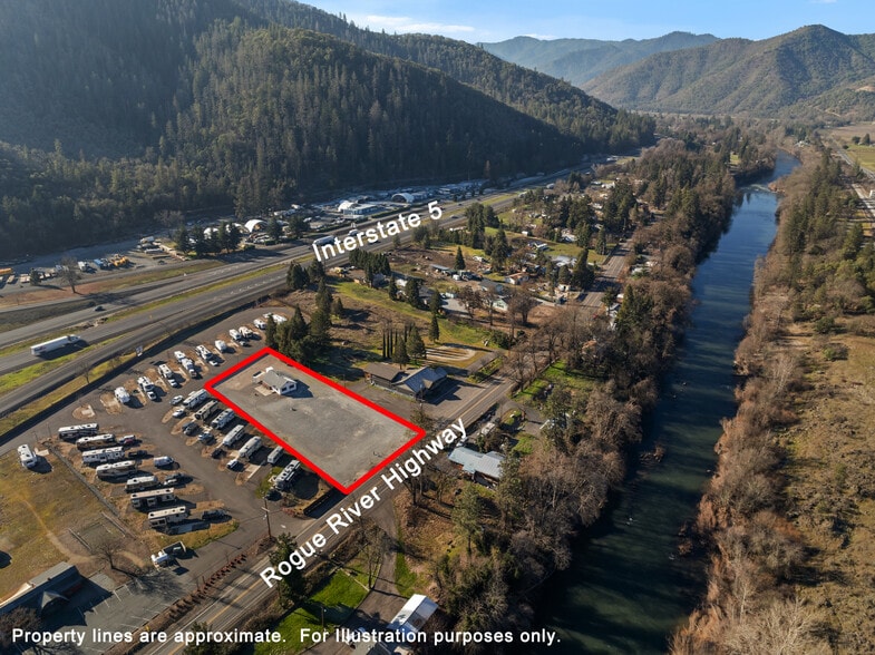 175 Rogue River Hwy, Gold Hill, OR for sale - Aerial - Image 1 of 14