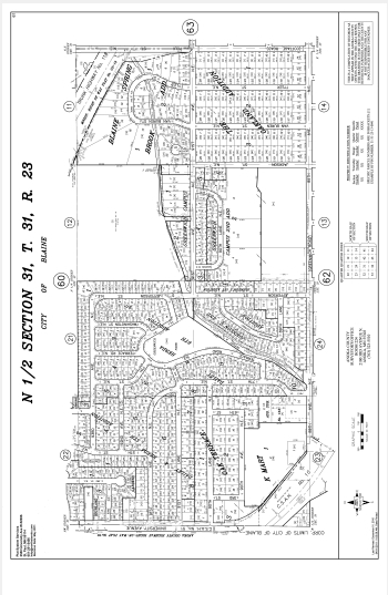 8943-8949 University Ave NE, Blaine, MN à louer - Plan cadastral - Image 2 de 7