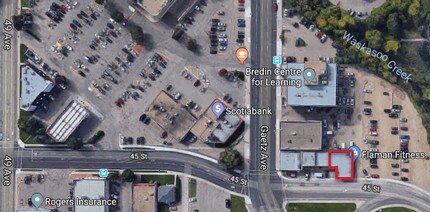 4418 50 Ave, Red Deer, AB - AÉRIEN  Vue de la carte