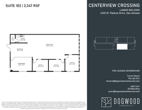 4538 Centerview Dr, San Antonio, TX à louer Plan d  tage- Image 1 de 1