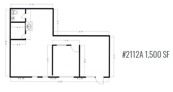 2108-2110 Hurd Dr, Irving, TX à louer Plan d’étage- Image 1 de 1