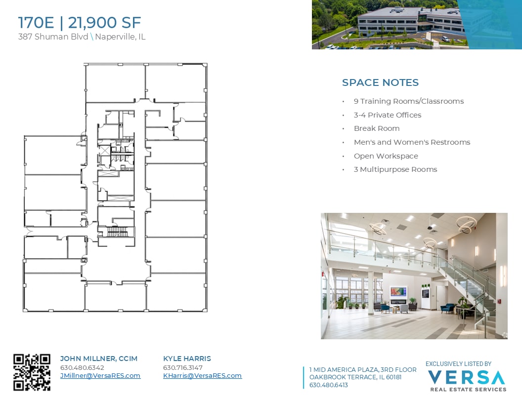 387 Shuman Blvd, Naperville, IL for lease Floor Plan- Image 1 of 1