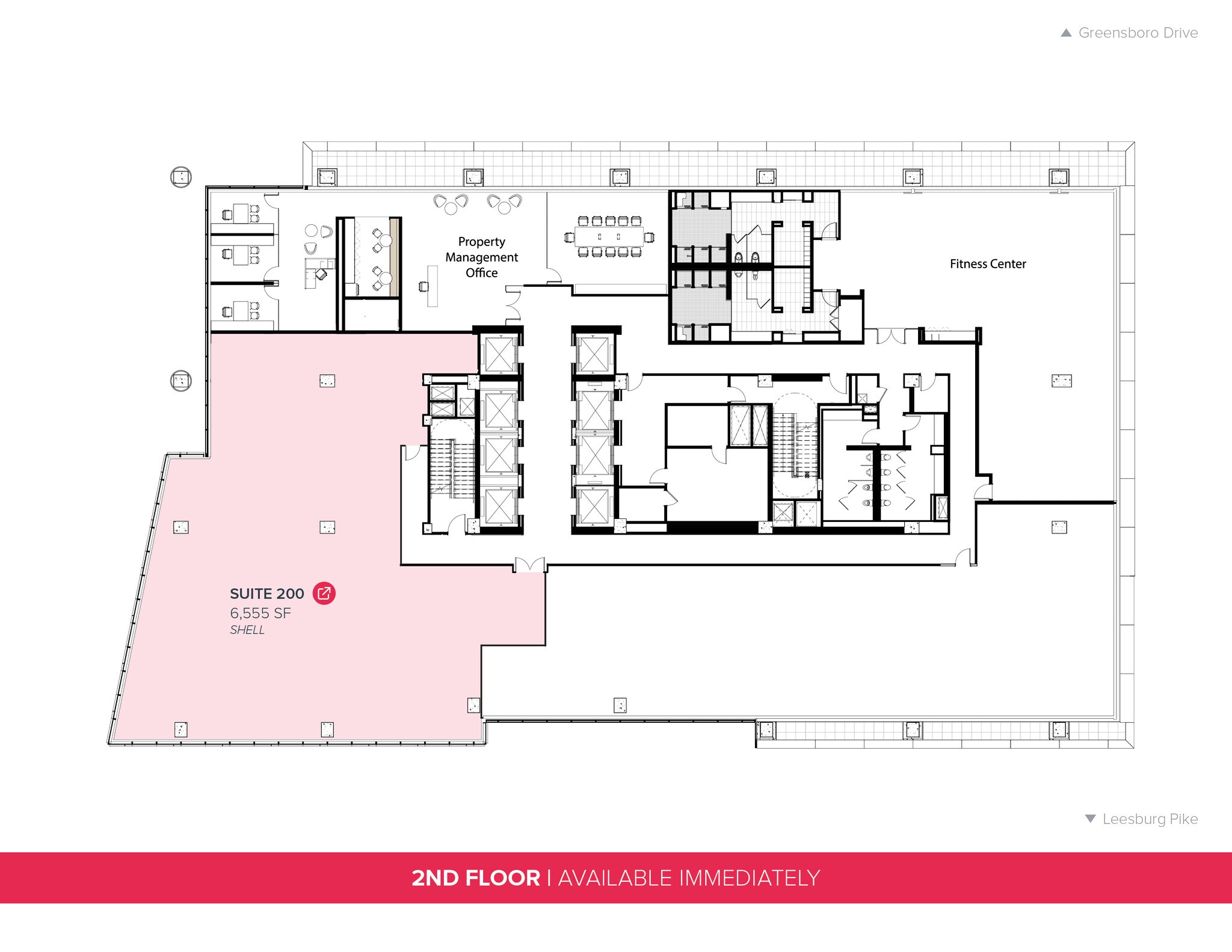 8350 Broad St, McLean, VA à louer Plan d’étage- Image 1 de 1