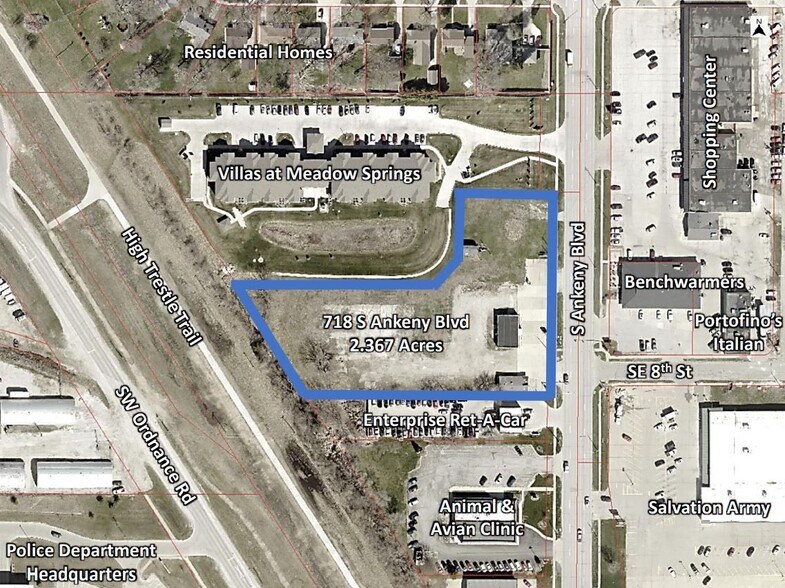 718 S Ankeny Blvd, Ankeny, IA à louer - Aérien - Image 1 de 4