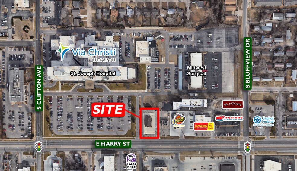 3802 E Harry St, Wichita, KS for lease - Primary Photo - Image 1 of 3