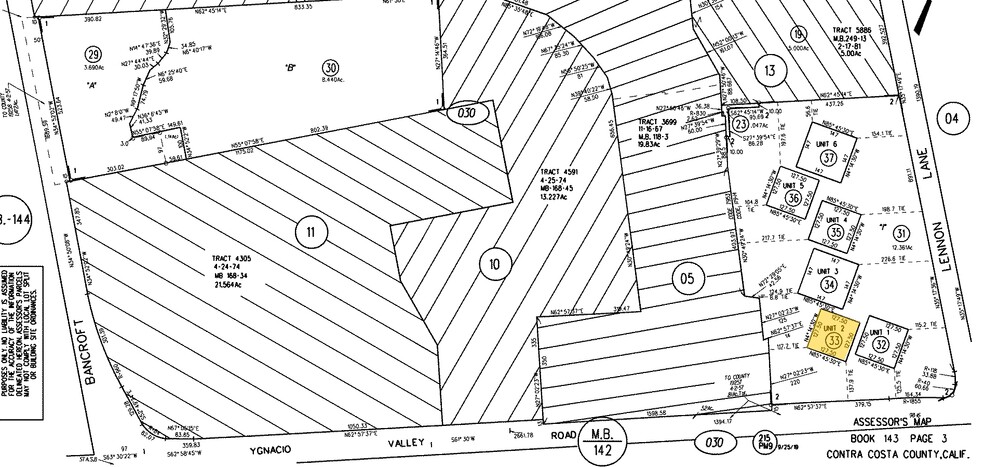 175 Lennon Ln, Walnut Creek, CA for lease - Plat Map - Image 2 of 6