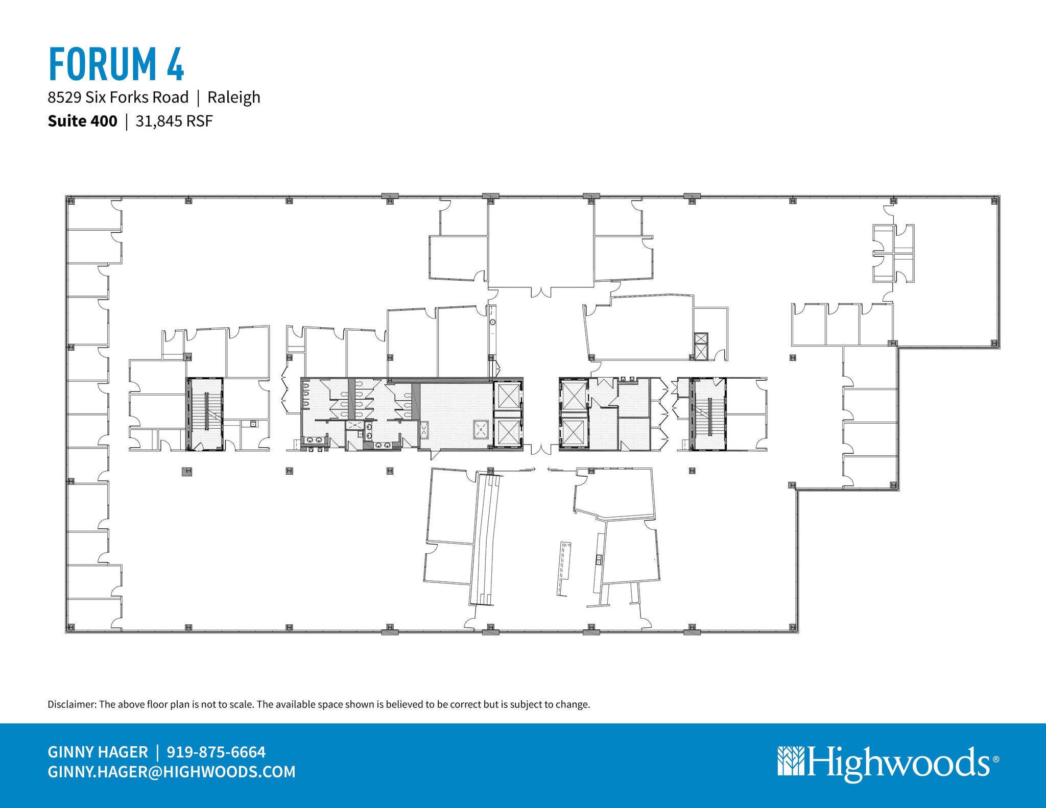 8529 Six Forks Rd, Raleigh, NC à louer Plan d’étage- Image 1 de 1