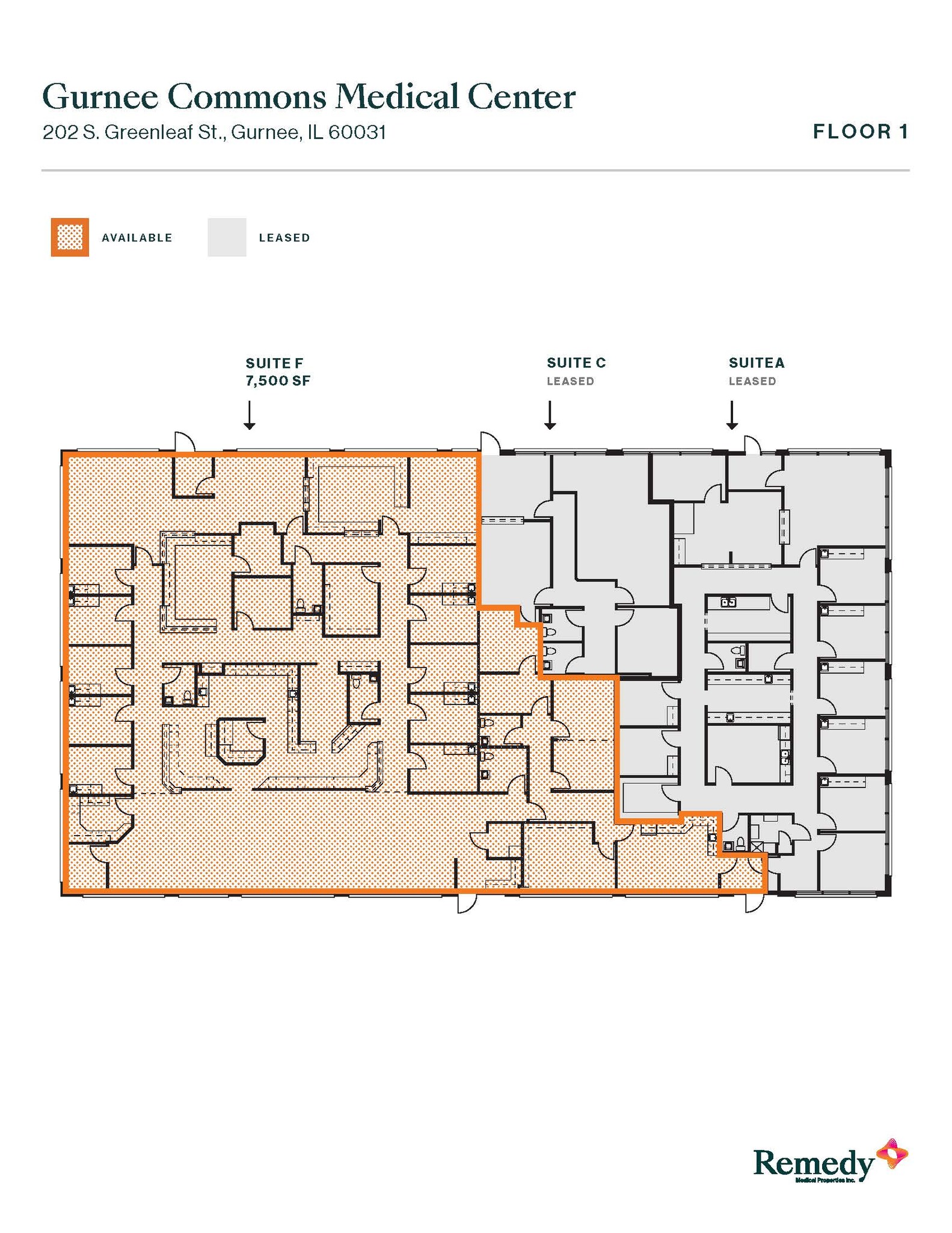 3 S Greenleaf Ave, Gurnee, IL à louer Plan d  tage- Image 1 de 1