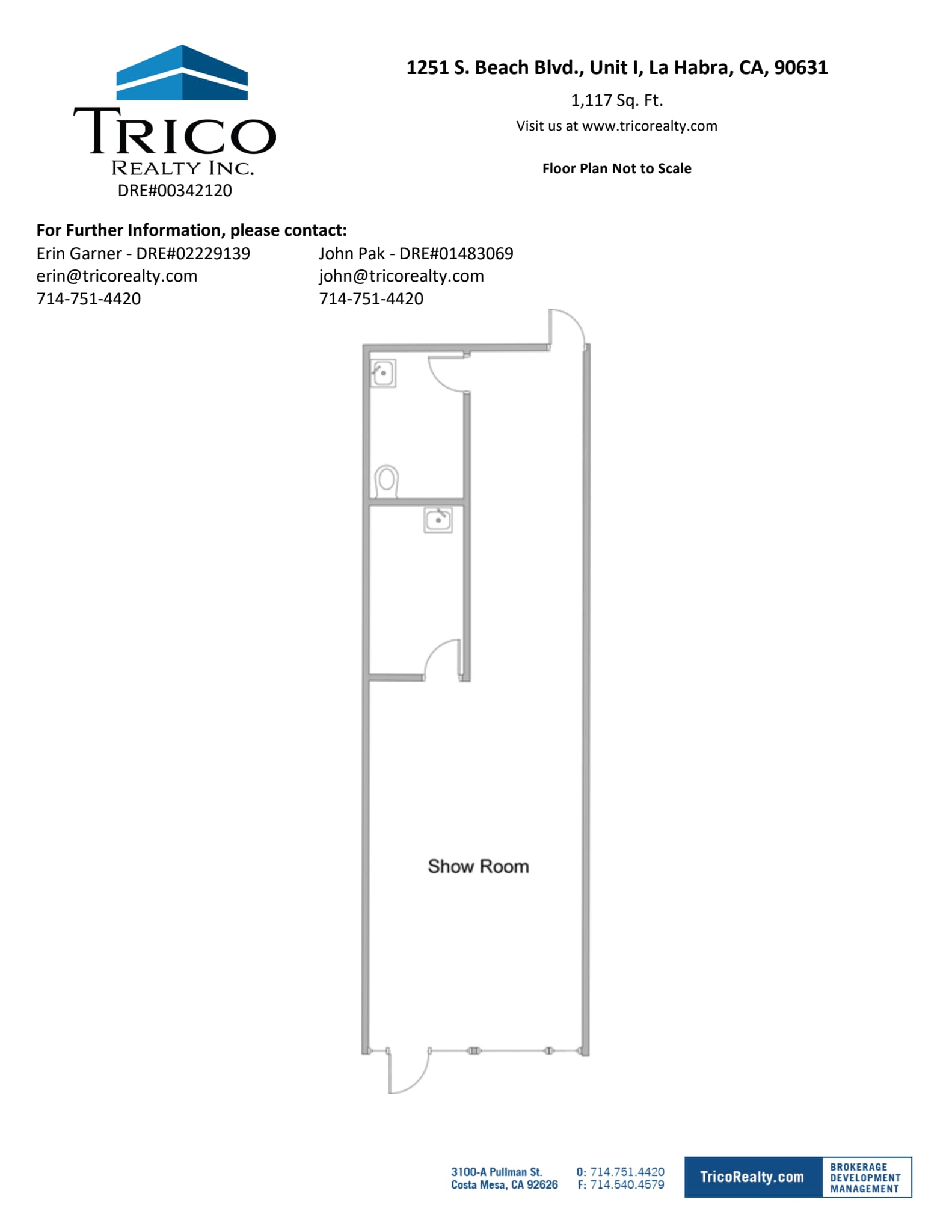 1251-1401 S Beach Blvd, La Habra, CA for lease Floor Plan- Image 1 of 1