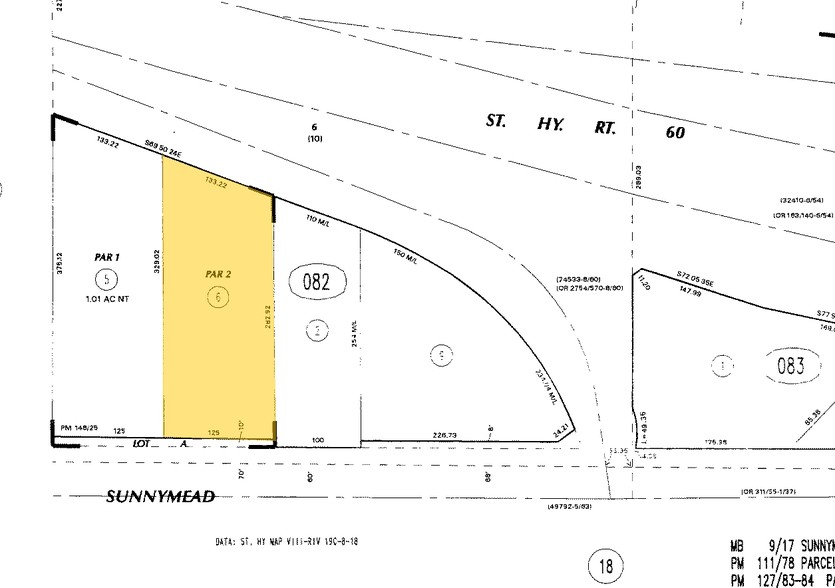 24800 Sunnymead Blvd, Moreno Valley, CA for sale - Plat Map - Image 1 of 1