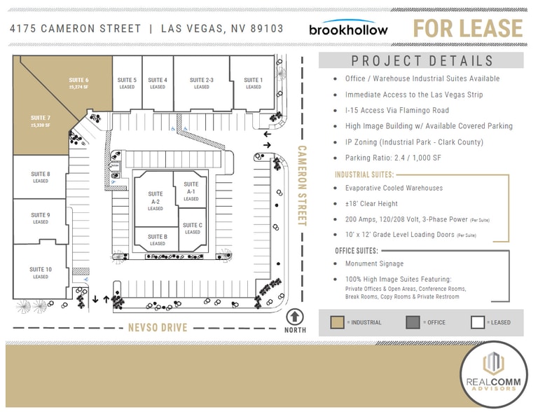 4175 Cameron St, Las Vegas, NV for lease - Building Photo - Image 3 of 7