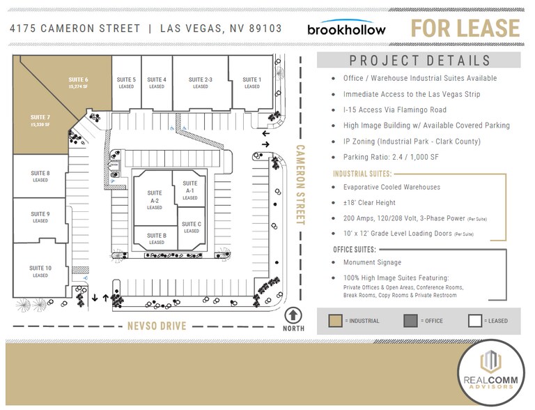 4175 Cameron St, Las Vegas, NV à louer - Photo du bâtiment - Image 2 de 5