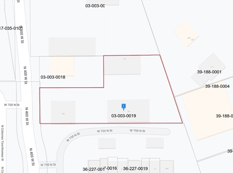 754 N 400 W, Orem, UT à vendre - Plan cadastral - Image 3 de 3