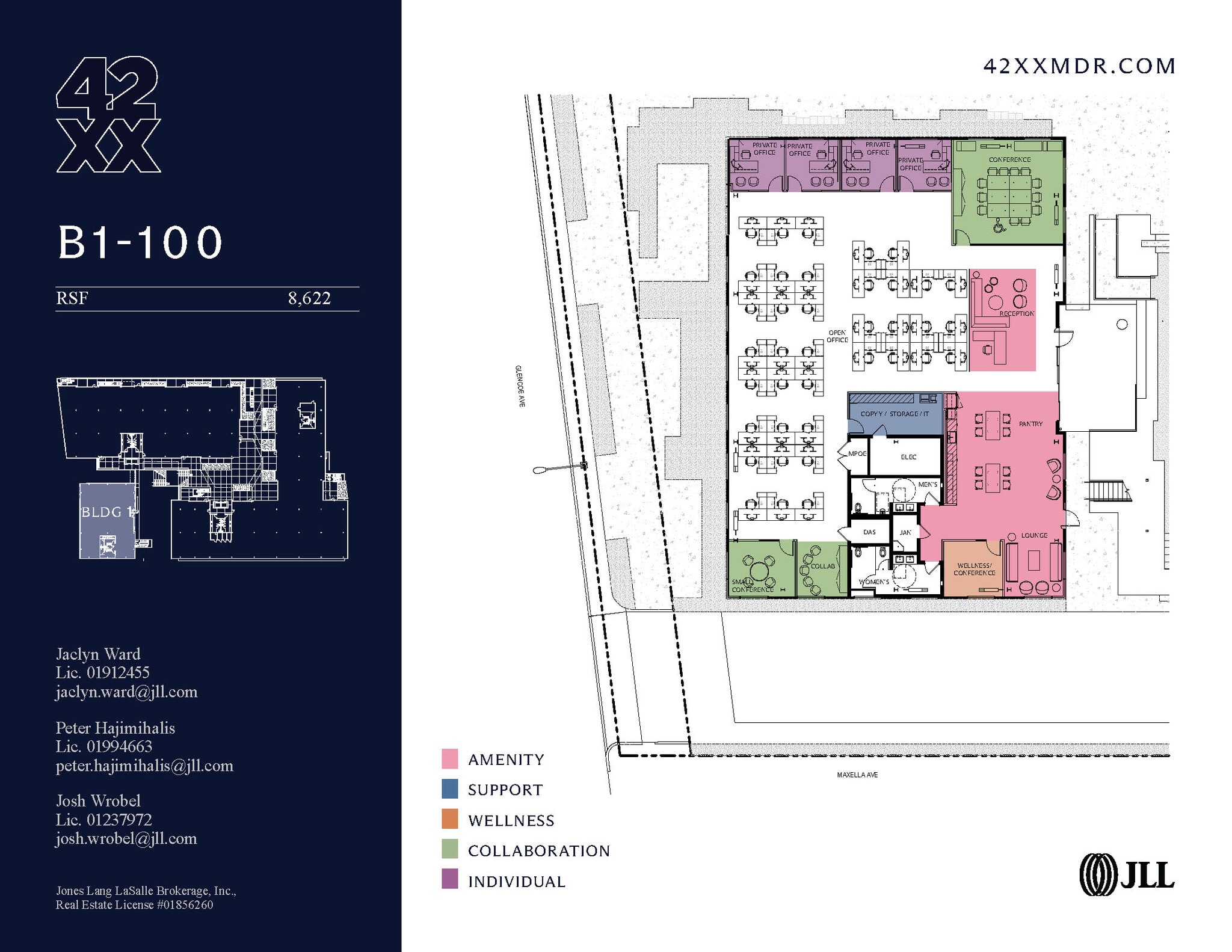4204 Glencoe Ave, Marina Del Rey, CA à louer Plan d’étage- Image 1 de 1