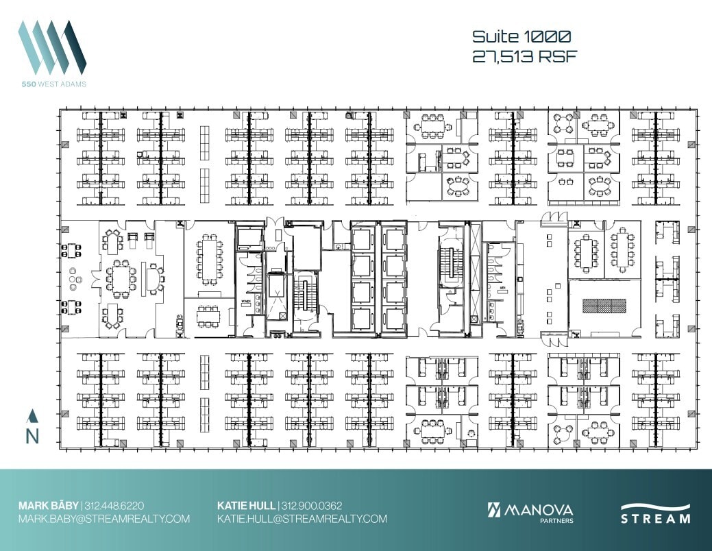 550 W Adams St, Chicago, IL for lease Floor Plan- Image 1 of 1