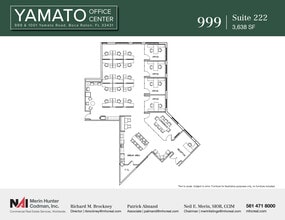999-1001 W Yamato Rd, Boca Raton, FL à louer Plan d’étage- Image 1 de 8