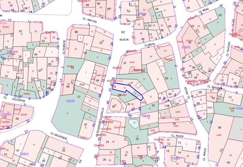 Calle Eusebio Guadalix, 41, Miraflores de la Sierra, Madrid à vendre - Plan cadastral - Image 3 de 4