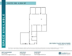 380 Park Place Blvd, Clearwater, FL for lease Floor Plan- Image 1 of 1