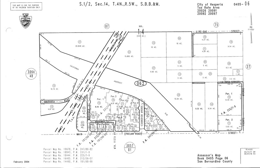 10400 Amargosa Rd, Hesperia, CA à louer - Plan cadastral - Image 2 de 3