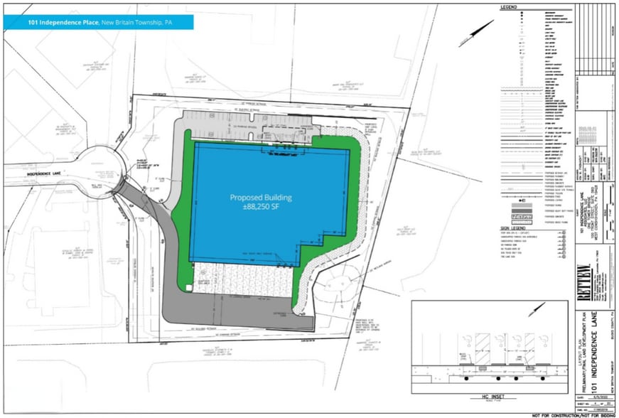 101 Independence Lane, Chalfont, PA for sale - Site Plan - Image 2 of 3