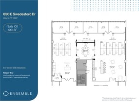 650 E Swedesford Rd, Wayne, PA à louer Plan de site- Image 1 de 3