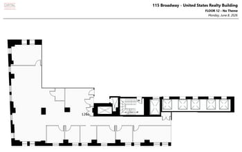 111 Broadway, New York, NY à louer Plan d’étage- Image 1 de 1