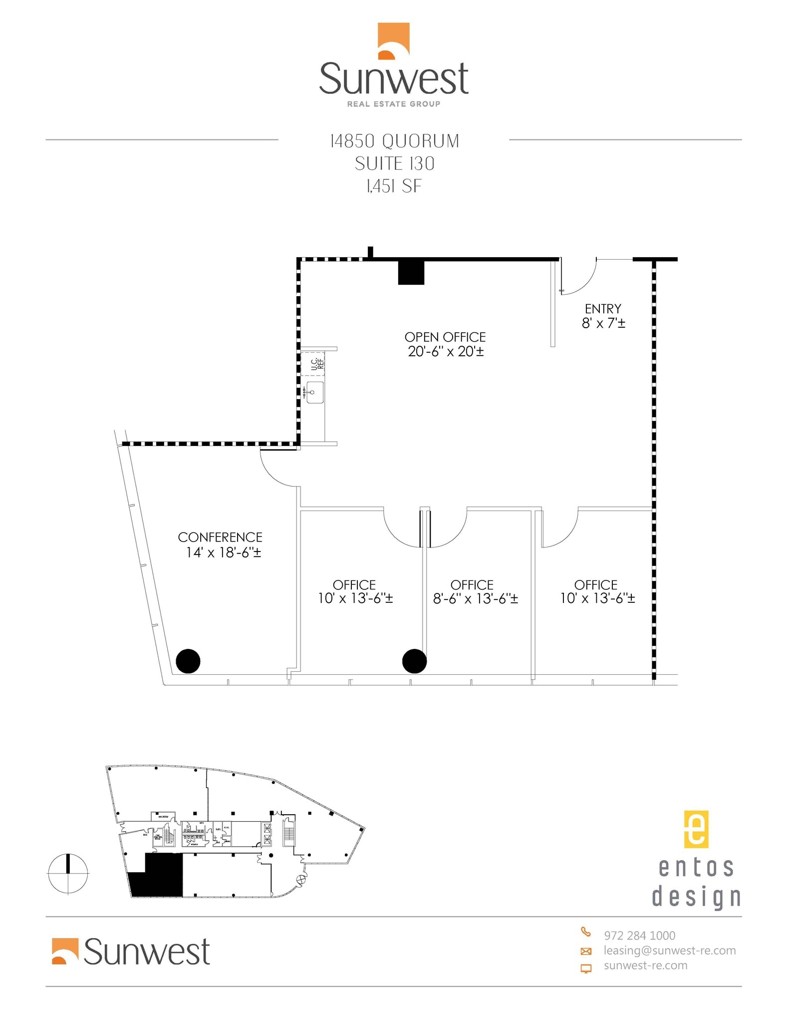 14850 Quorum Dr, Dallas, TX à louer Plan d’étage- Image 1 de 1