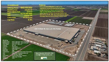 2801 N Main St, San Luis, AZ - AERIAL  map view - Image1