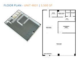 4831-4835 E Colonial Dr, Orlando, FL for lease Floor Plan- Image 2 of 3