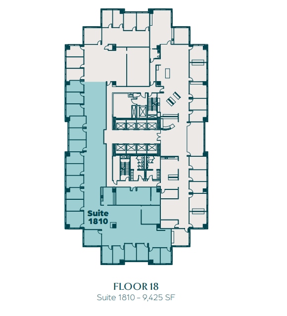 951 E Byrd St, Richmond, VA à louer Plan d’étage- Image 1 de 1