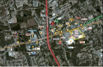 2349 Augusta Rd, West Columbia, SC - Aérien Vue de la carte