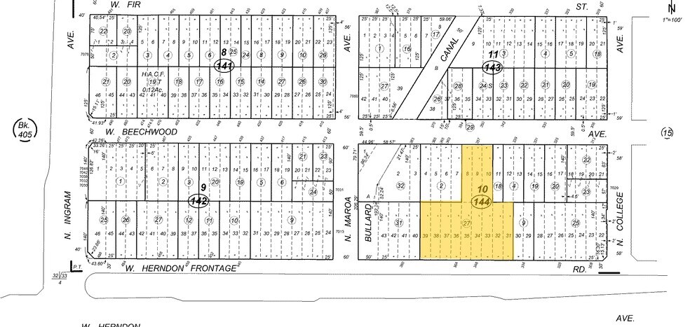 364 W Herndon Ave, Fresno, CA à louer - Plan cadastral - Image 2 de 3