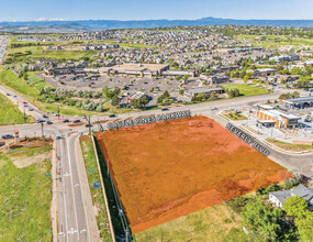 I-25 And Castle Pines Parkway, Castle Rock, CO - Aérien  Vue de la carte - Image1