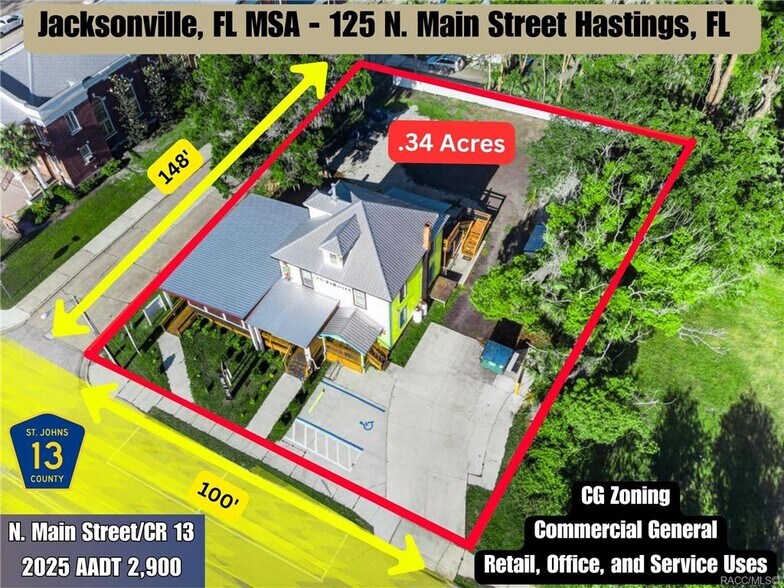 125 N Main St, Hastings, FL à vendre - Aérien - Image 2 de 100