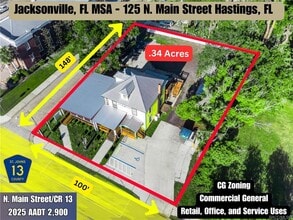 125 N Main St, Hastings, FL - Aerial  map view - Image1