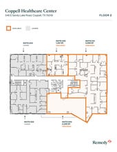 546 E Sandy Lake Rd, Coppell, TX à louer Plan d’étage- Image 1 de 1