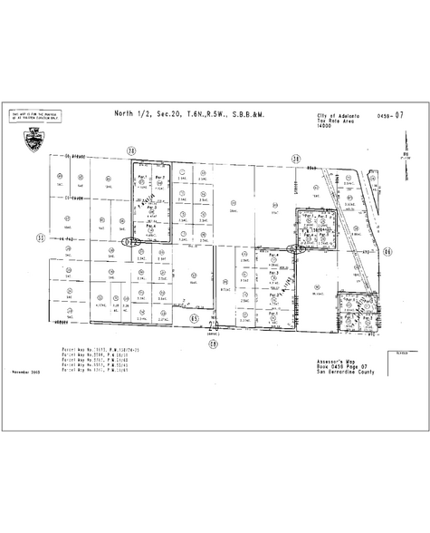 1111 Rhode Island Rd, Adelanto, CA à vendre - Plan cadastral - Image 2 de 2