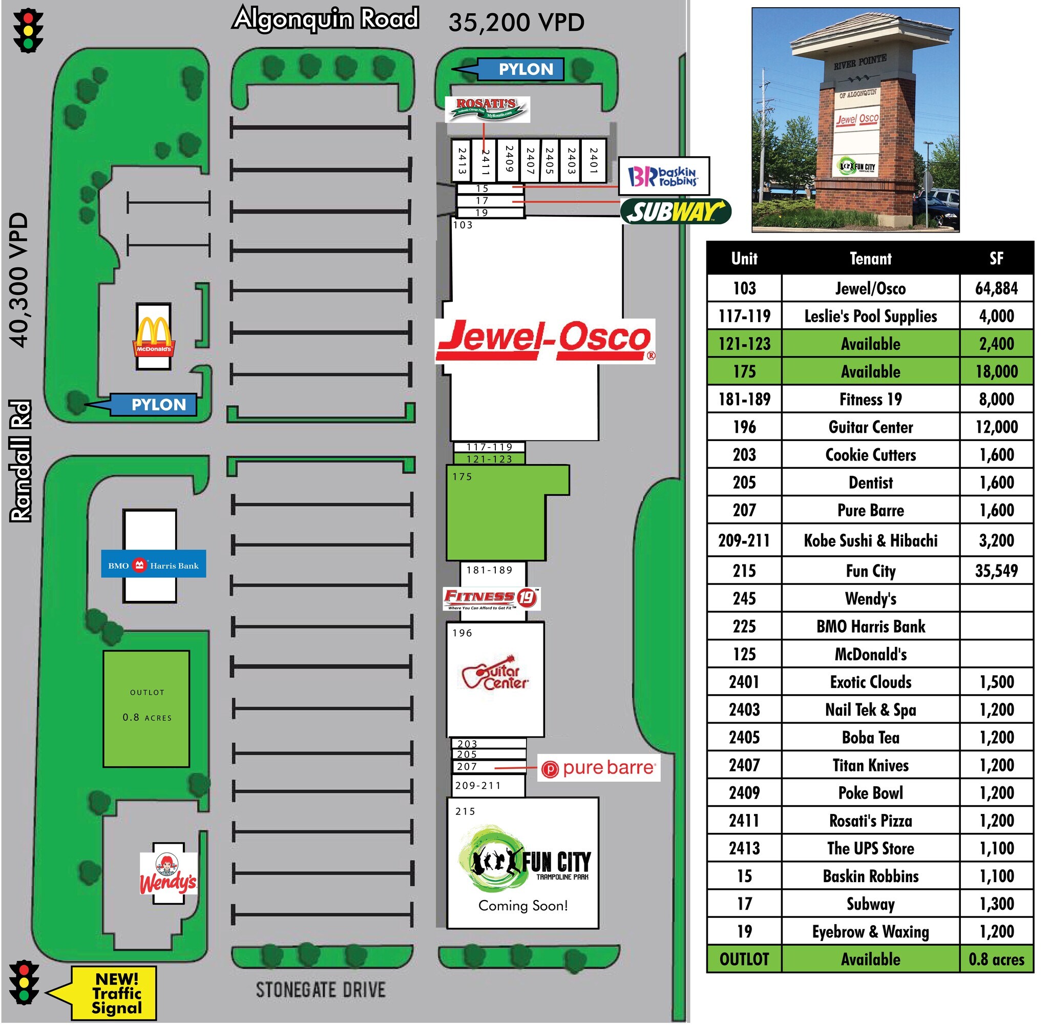 235 S Randall Rd, Algonquin, IL à louer Photo du bâtiment- Image 1 de 2