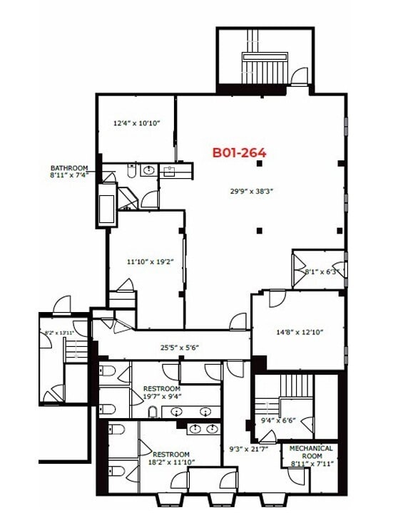 252-264 Adelaide St E, Toronto, ON for lease Floor Plan- Image 1 of 1
