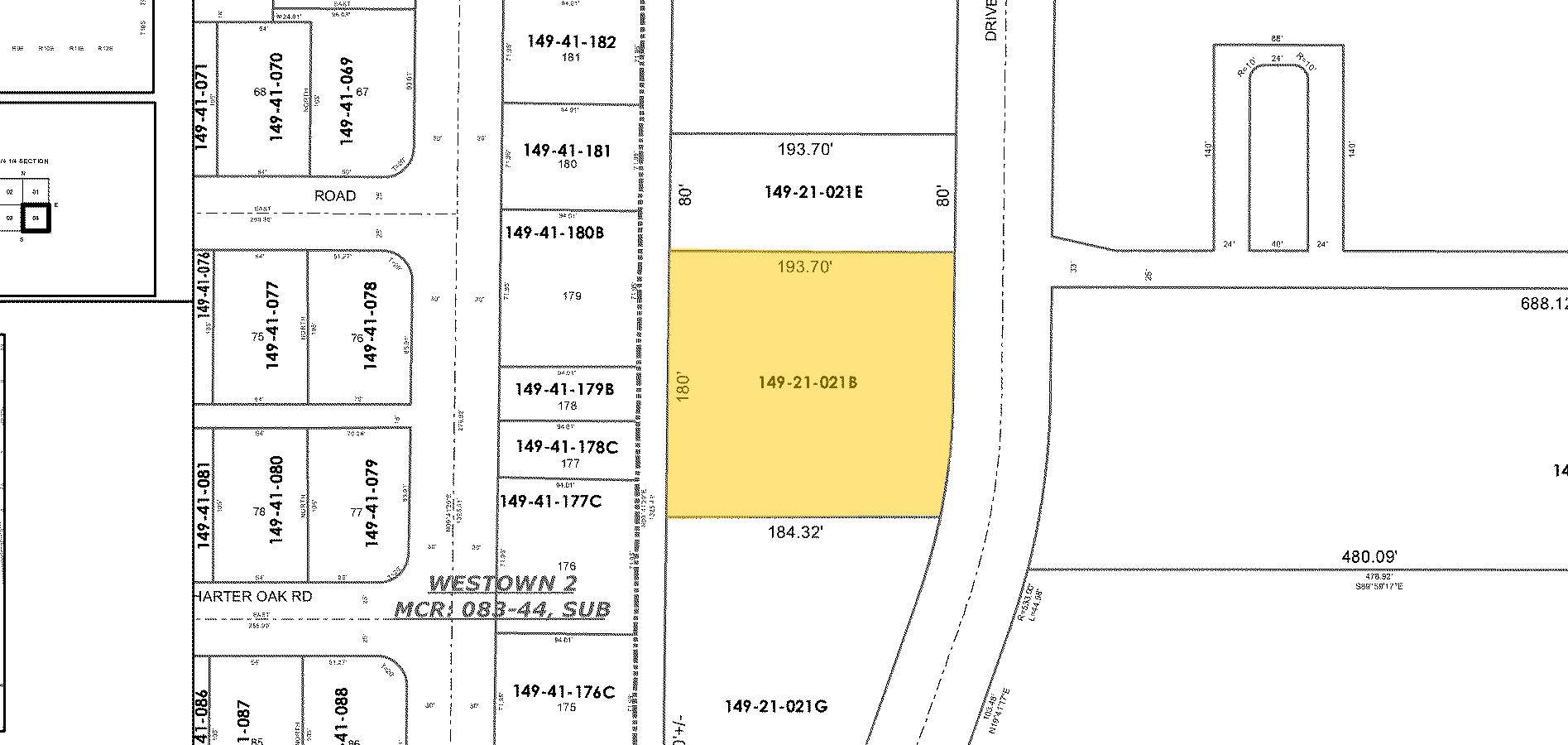 12418 N 28th Dr, Phoenix, AZ for lease Plat Map- Image 1 of 2