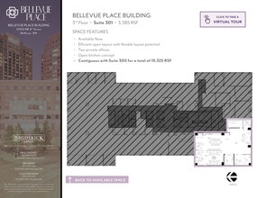 10500 NE 8th St, Bellevue, WA à louer Plan d’étage- Image 1 de 1