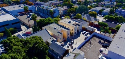 1435-1437 1/2 N Las Palmas Ave, Los Angeles, CA - AERIAL map view