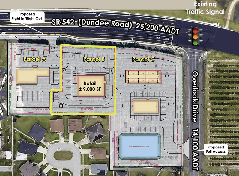 Dundee Rd & Overlook Dr, Winter Haven, FL à vendre - Plan de site - Image 1 de 1