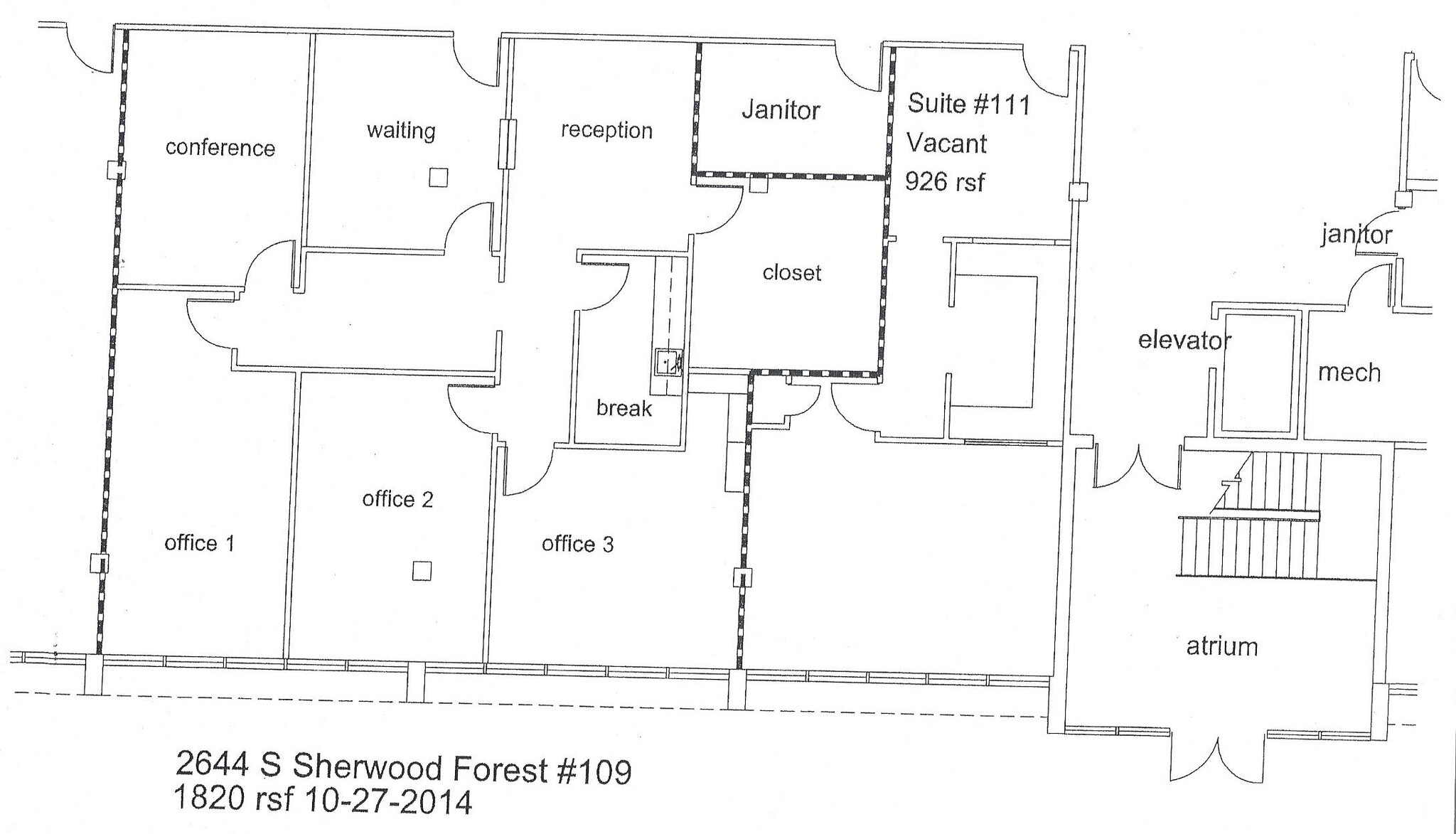 2644 S Sherwood Forest Blvd, Baton Rouge, LA for lease Floor Plan- Image 1 of 1