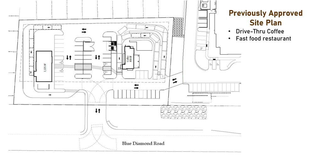 Blue Diamond Rd and Cimarron Rd, Las Vegas, NV à vendre - Photo du bâtiment - Image 2 de 2
