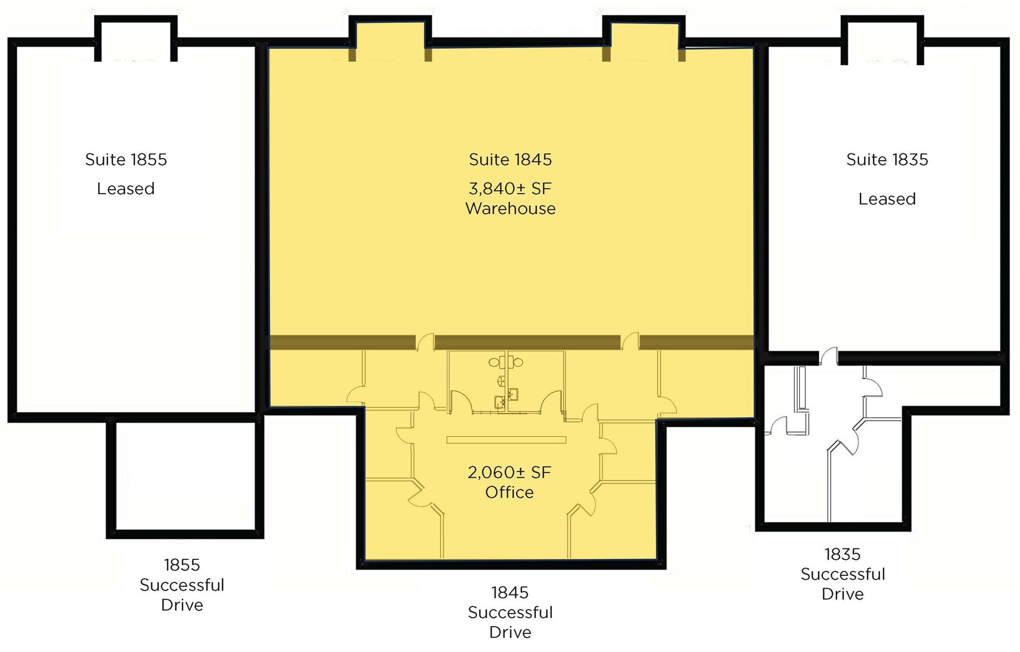 1835-1855 Successful Dr, Fairborn, OH for lease Floor Plan- Image 1 of 1