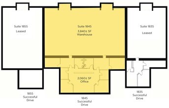 1835-1855 Successful Dr, Fairborn, OH for lease Floor Plan- Image 1 of 1