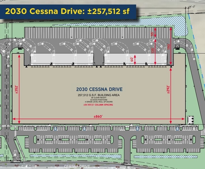 2040 Cessna Dr, Vacaville, CA for lease - Floor Plan - Image 2 of 3