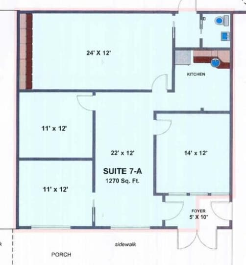 3-11 Ginger Creek Village Dr, Glen Carbon, IL for lease - Floor Plan - Image 3 of 34